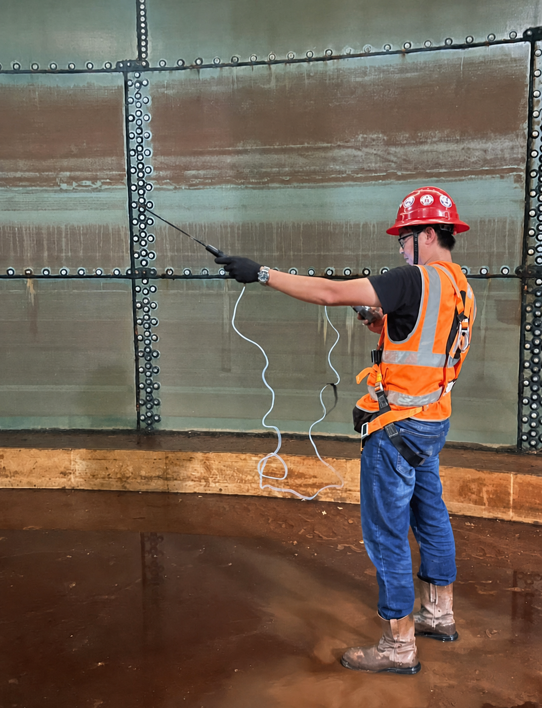 Engineers on site